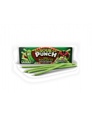 Sour Punch King Size Tray Pickle Roulette 4.5oz (128g)