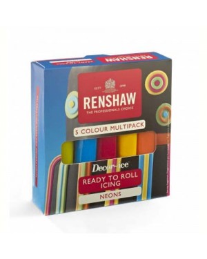 Renshaw Neons Multi Pack Icing 500g x 6 
