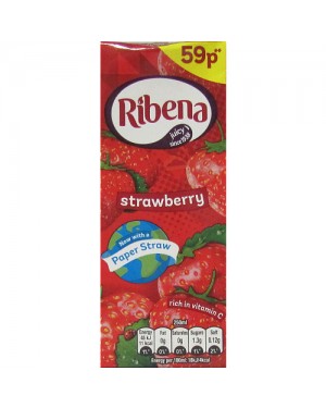 Ribena Strawberry Juice Drink PM 59p 250ml x 24
