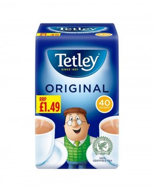 Tetley Tea Bags 40s P.M £1.49 x 12
