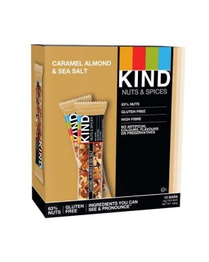 Kind Bars Caramel Almond & Sea Salt (DAIRY) 40g x 12