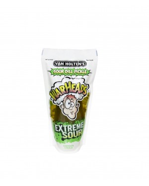 Van Holten Warheads Extreme Sour Jumbo Pickle in a Pouch 5oz [612WH]