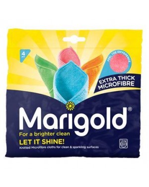 Marigold Let It Shine Knitted Microfibre 4 Cloths X 5