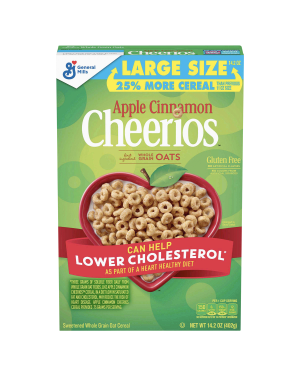 General Mills Cheerios Apple & Cinnamon 14.2oz (402g) x 8