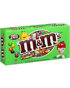 M&M's American Chocolate Candy Crispy 1.35oz x 24