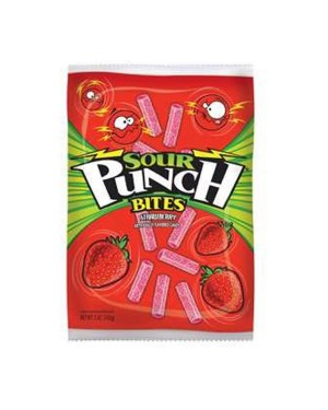 Sour Punch Bites Candy Straws 5oz (142g) x 12