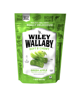 Wiley Wallaby Green Apple Liquorice 7.05oz x 12