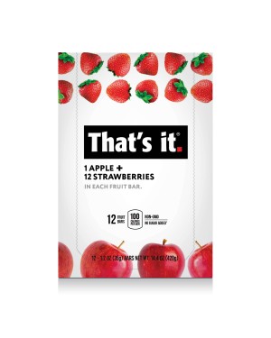 That’s It Fruit Bar Apple Strawberry 1.2oz (35g) x 12