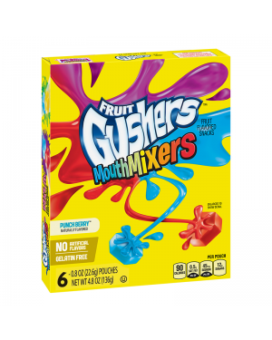 Gushers Mouth Mixers 6s 4.8oz (136g) x 10