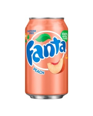 Fanta Peach Soda Can 12oz (355ml) x 12