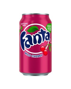 Fanta Wild Cherry Soda Can 12oz (355ml) x 12