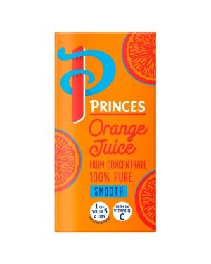 Princes Orange Juice Smooth 200ml pk 24