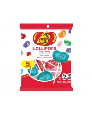 Jelly Belly Lollipops Peg Bag 3oz  (85g)
