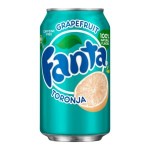 Fanta Grapefruit Soda Can 12oz (355ml) x 12