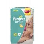 Pampers Size 6 PM £4.99 19's x 4