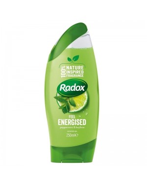 Radox Shower Gel Feel Energised (green) 250ml x 6