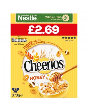 Nestle Honey Cheerios 370g p.m.£2.69 x 5