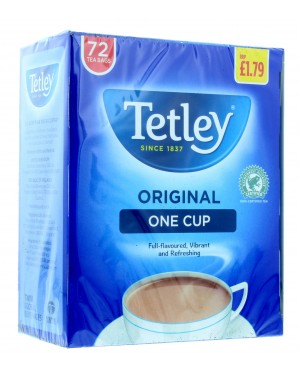 Tetley One Tea Bags 72'S PM £1.79 x 12