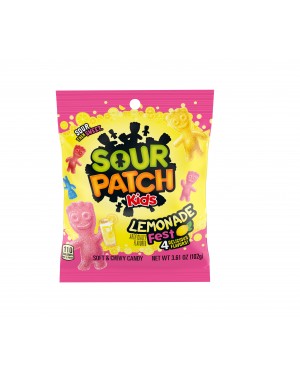 Sour Patch Lemonade Fest Peg Bag 3.61oz (102g)