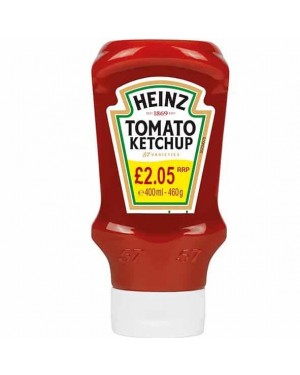 Heinz Tomato Ketchup 460g PM £2.05  X 10