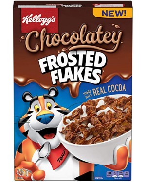Kellogg’s Chocolatey Frosted Flakes Cereal 435g x 16