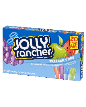 Jolly Rancher Freezer Bar 1.5oz (42.5g) 20's x 12