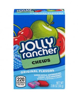 Jolly Rancher Box Fruit Chews Original 2.06oz (58g) x 12