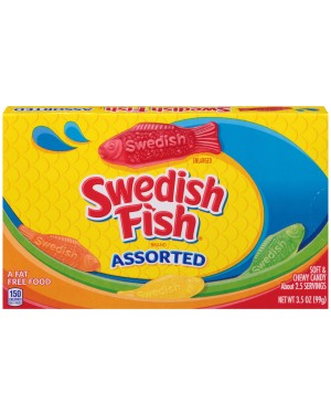 Swedish Fish Assorted Theatre Box 3.5oz (99g) x 12