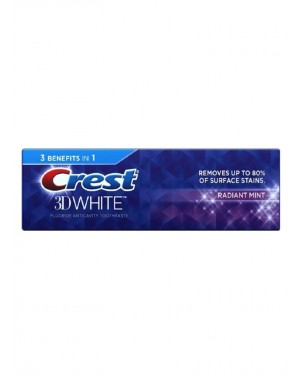 Crest 3D Radiant Mint Toothpaste 135ml x 24