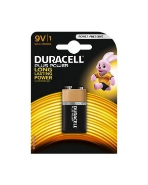 Duracell Plus 9V Batteries x 10