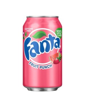 Fanta Fruit Punch Soda Can 12oz (355ml) x 12